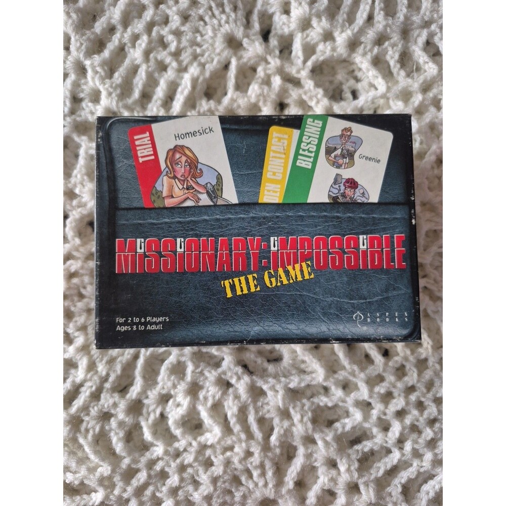 Missionary: Impossible The Card Game - LDS Mormon FHE Sunday School - Aspen 1996